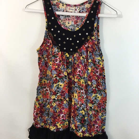 FLORAL SLEEVELESS SUMMER SHIRT!! - Picture 5 of 8